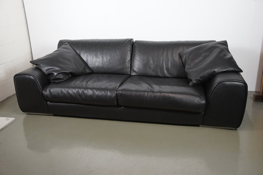 Roche Bobois 3 Seater Leather Sofa