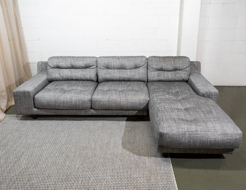 Habitat Hendricks Right Hand Chaise Sofa