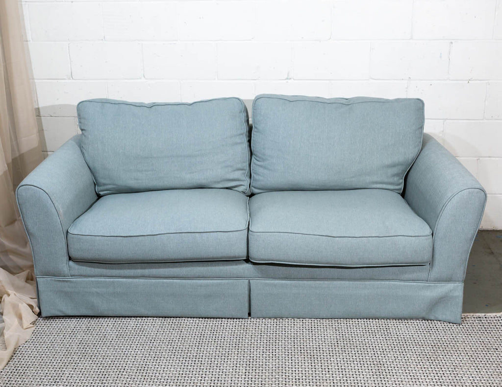 John Lewis Duck Egg Blue Sofa