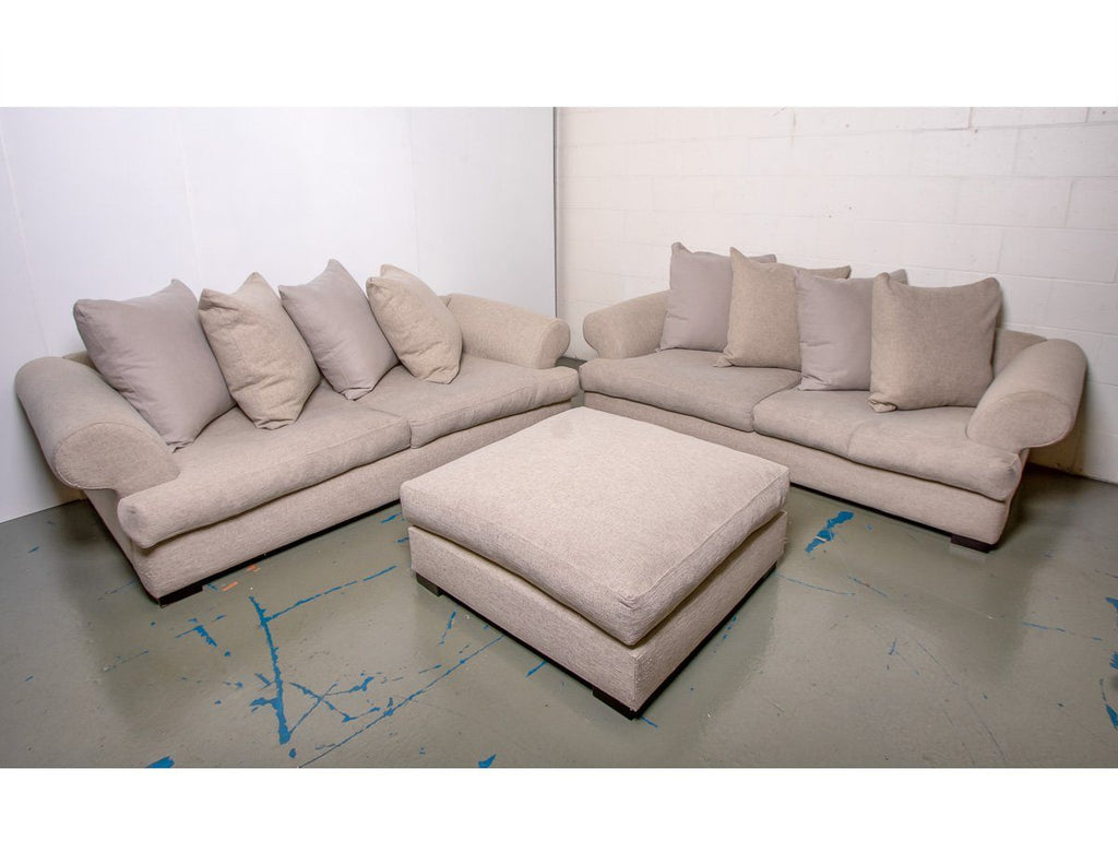 RAFT 3-Piece Cream Sofa